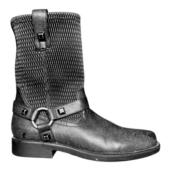 Frye Black Leather Boots | Size 5 - Picture 1 of 10
